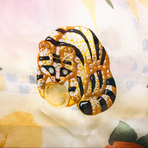 Authentic Cartier 100% Silk Scarf - Picture 12 of 14